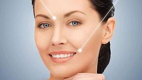 Fractional laser facial rejuvenation